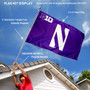 Northwestern Wildcats Big Ten Flag Pole and Bracket Kit