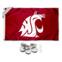 Washington State Cougars Banner Flag with Tack Wall Pads