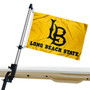 Cal State Long Beach 49ers Golf Cart Flag Pole and Holder Mount