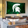 Michigan State Spartans Banner Flag with Tack Wall Pads