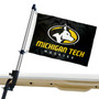 Michigan Tech Huskies Golf Cart Flag Pole and Holder Mount