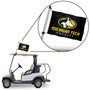 Michigan Tech Huskies Golf Cart Flag Pole and Holder Mount