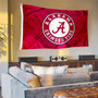 Alabama Crimson Tide Circle Flag with Tack Wall Pads