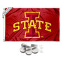 Iowa State Cyclones Banner Flag with Wall Tack Pads