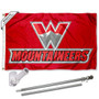 Western State Colorado Mountaineers Flag Pole and Bracket Kit