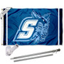 Sonoma State Seawolves Flag Pole and Bracket Kit
