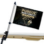 Purdue Northwest Pride Golf Cart Flag Pole and Holder Mount