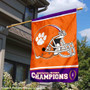 Clemson University 2018 National Champs Banner Flag