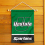 South Carolina Upstate Spartans Wordmark Garden Flag