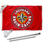 ULL Ragin Cajuns Fleur Flag Pole and Bracket Kit