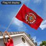 ULL Ragin Cajuns Fleur Flag Pole and Bracket Kit