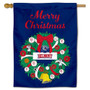 Belmont Bruins Happy Holidays Banner Flag