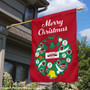 BSU Bears Happy Holidays Banner Flag