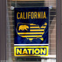 Cal Bears Garden Flag with USA Country Stars and Stripes