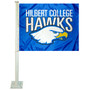 Hilbert College Hawks Car Window Flag