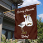 Quincy Hawks New Baby Flag
