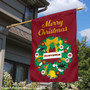 MSU Mustangs Happy Holidays Banner Flag