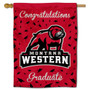 Montana Western Bulldogs Congratulations Graduate Flag