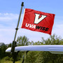 Virginias College at Wise Cavaliers Boat and Mini Flag