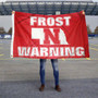 Nebraska Huskers Frost Warning Flag