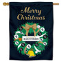 JCU Blue Streaks Happy Holidays Banner Flag