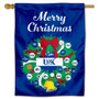 UNK Lopers Happy Holidays Banner Flag