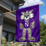 Northwestern Wildcats Willie the Wildcat House Flag