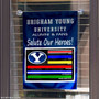 Brigham Young Cougars Salute Our Heroes Garden Flag