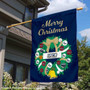 USCB Sand Sharks Happy Holidays Banner Flag