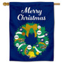 GSW Canes Happy Holidays Banner Flag