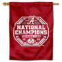 Alabama Crimson Tide CFP National Champions Double Sided House Flag