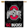 GO BUCKS Ohio State House Flag