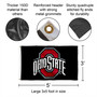 Ohio State Buckeyes Black Flag