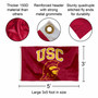 USC Trojans Trojan Head Logo Flag