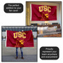 USC Trojans Trojan Head Logo Flag