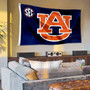 Auburn University SEC Logo Flag