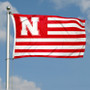 Nebraska Cornhuskers Stripes Flag