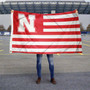 Nebraska Cornhuskers Stripes Flag