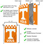 University of Tennessee Checkerboard Garden Flag