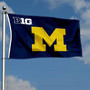 University of Michigan Big 10 Flag