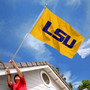LSU Large Gold Flag