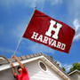 Harvard Crimson Athletic Logo Flag