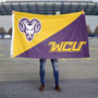 WCU Golden Rams Logo Flag