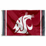 Washington State WSU Jersey Stripes Flag