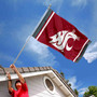 Washington State WSU Jersey Stripes Flag