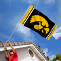 Iowa Hawkeyes Jersey Stripes Flag