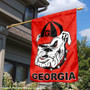 UGA Dawgs Double Sided House Flag