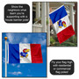 Kansas Jayhawks 3 Panel Logo Flag