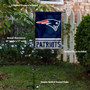 New England Patriots Garden Flag and Stand