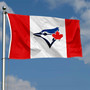 Toronto Blue Jays Canada Nation Logo Flag